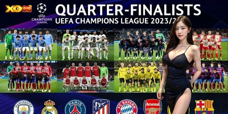 Minh họa trận tứ kết Champions League