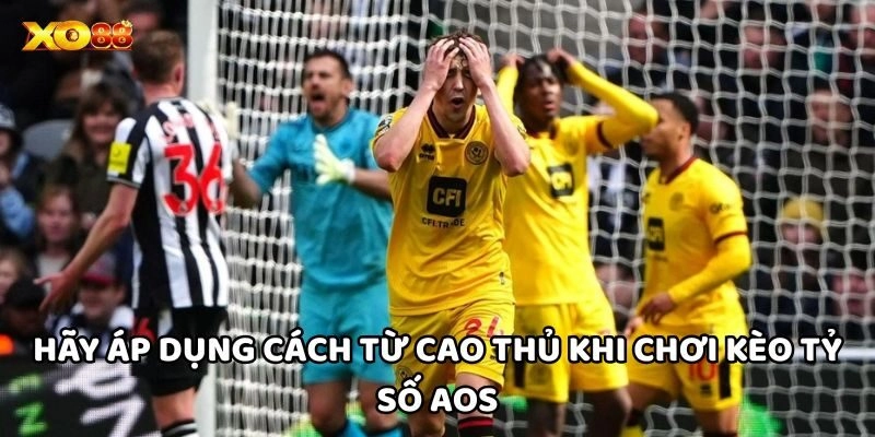 Hãy áp dụng cách từ cao thủ khi chơi Kèo Tỷ Số Aos
